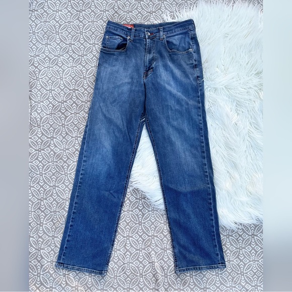 Façonnable Men’s Blue Jeans Size 32 Modele F40 Classic Faconnable - Picture 2 of 5